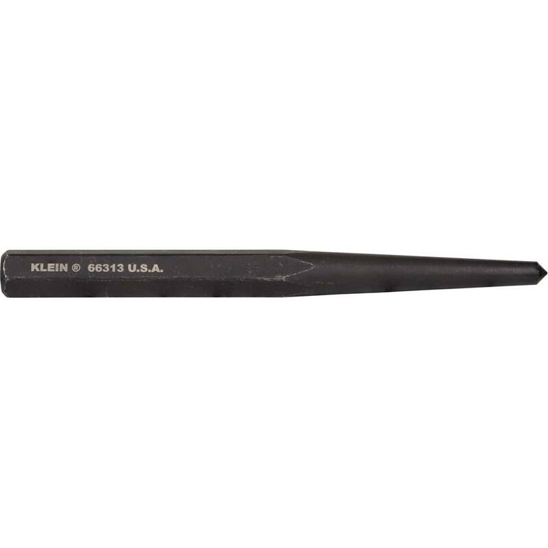 Klein Tools 1/2 pulg. Punzón central y 6 pulg. L - 66313