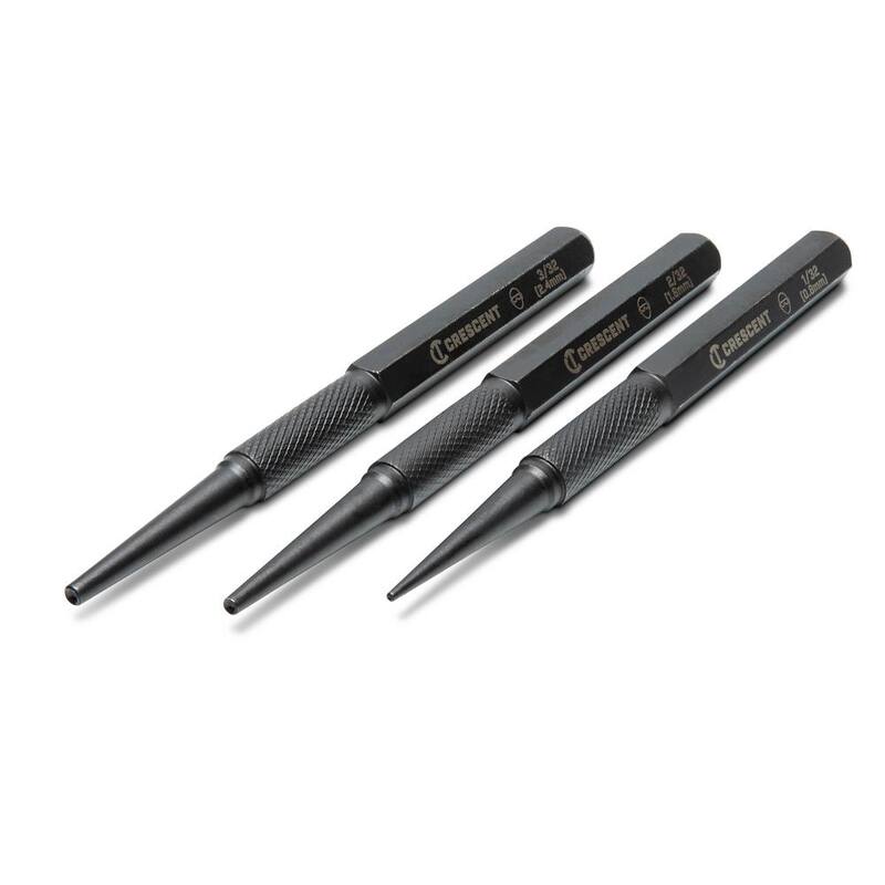 Juego de Punzones de Acero Crescent de 5 pulgadas (3 piezas) - CNPS12332S