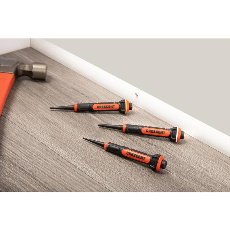 Juego de punzones para clavos de doble material Crescent (3 piezas) - CNPS12332G