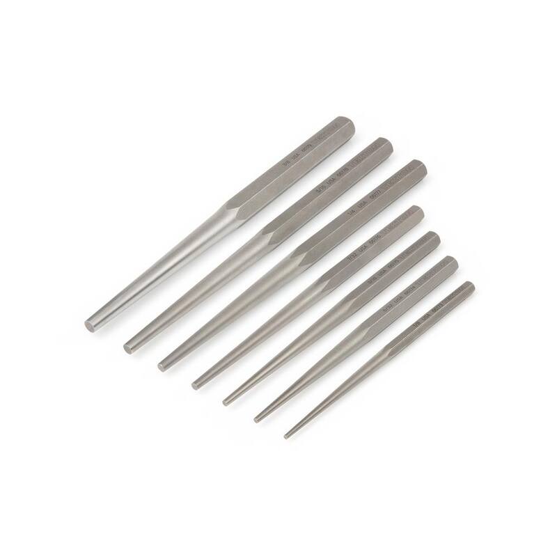 Juego de punzones de alineación TEKTON de 1/8 a 3/8 pulgadas (7 piezas) - PNC96003