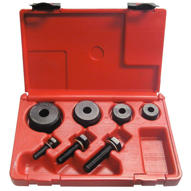 URREA Juego de Punzones Huecos en Caja de 5/8 pulg. a 1-1/4 pulg. (7 piezas) - 50900