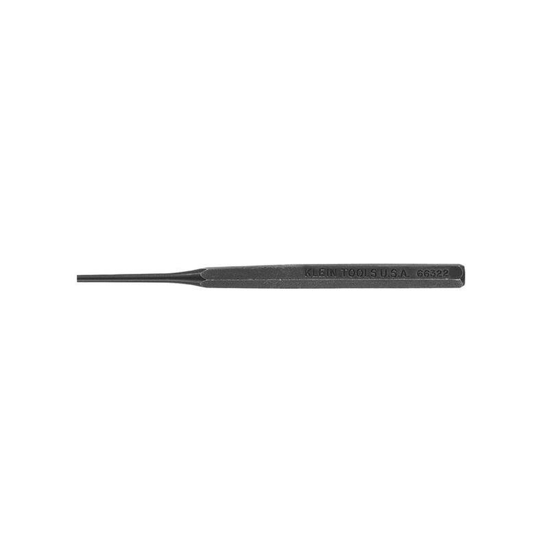 Punzón de pasador Klein Tools, diámetro de punta de 1/8 pulgadas, 5 pulgadas - 66322