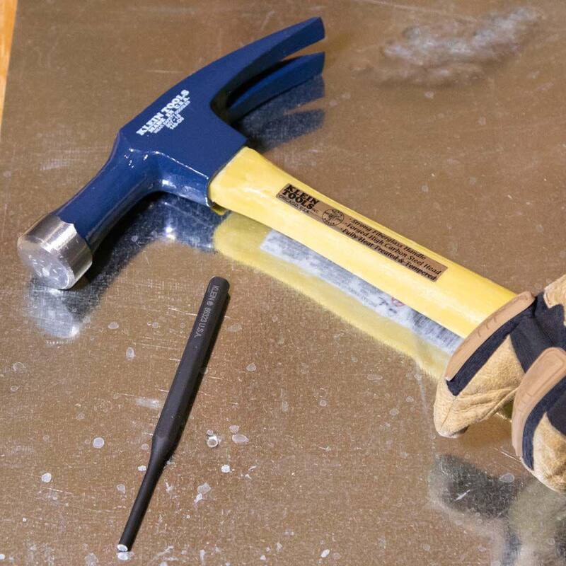 Klein Tools Punzón de Pasador, 5-1/4 Pulgadas, Diámetro de Punto de 5/32 Pulgadas - 66323
