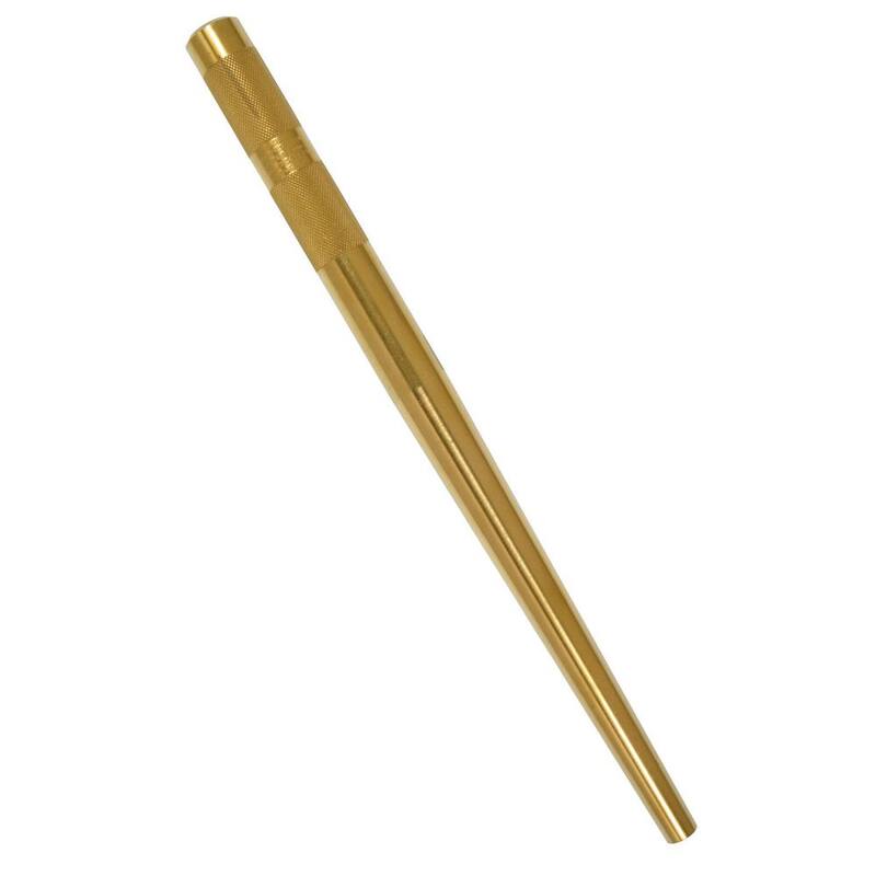 Mayhew 7/16 pulgadas -11 mm x 14 pulgadas Punzón de alineación de latón - 25096