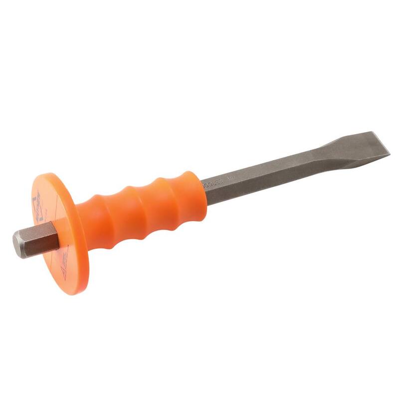 Mayhew Tools Cincel Frío con Protección de Mano de 1 pulgada x 12 pulgadas - 12405