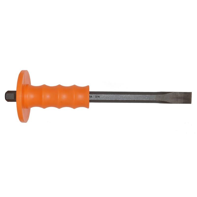 Mayhew 3/4 pulg. x 12 pulg. Cincel con protector de mano Guardian - 12205