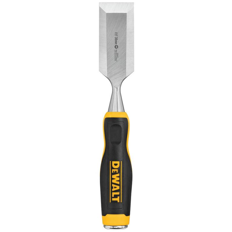 Set de formones DEWALT (3 piezas), Formón de 1-1/4 pulgadas y Formón de 1-1/2 pulgadas - DWHT16862W6052
