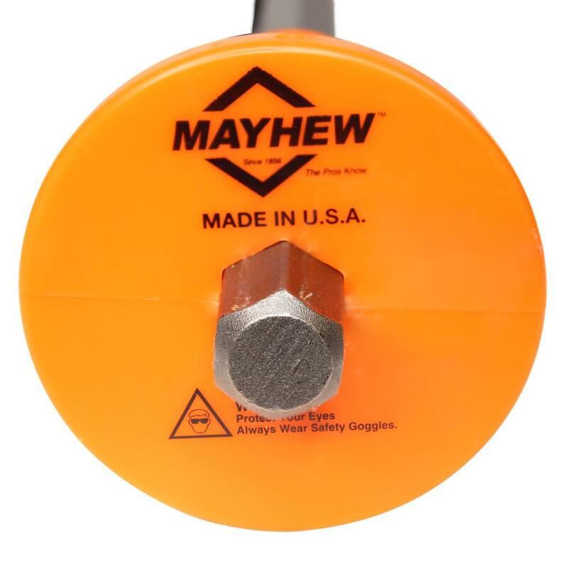 Mayhew 3/4 in. x 12 in. Cincel punta de toro con guardamanos Guardian - 80205