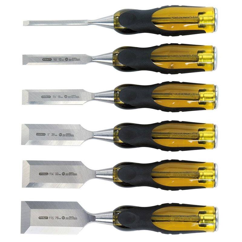 Juego de cinceles de madera Stanley FATMAX Thru-Tang (6 piezas) - 16-971