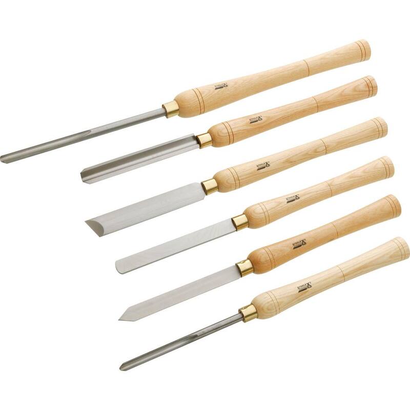 Set de 6 cinceles de torno de alta velocidad de acero para herramientas - D2304 de Shop Fox