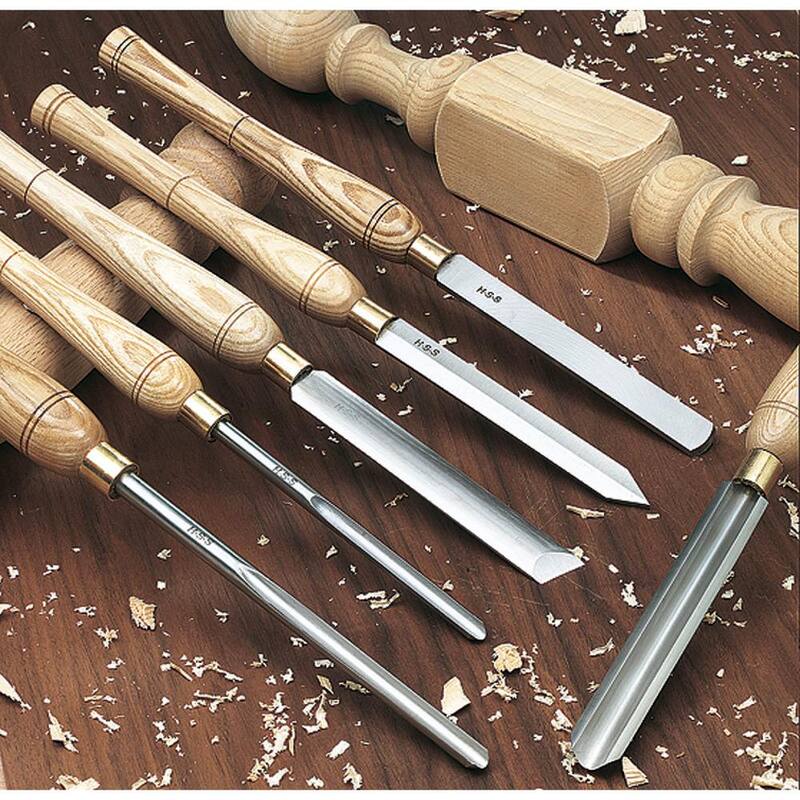 Set de 6 cinceles de torno de alta velocidad de acero para herramientas - D2304 de Shop Fox