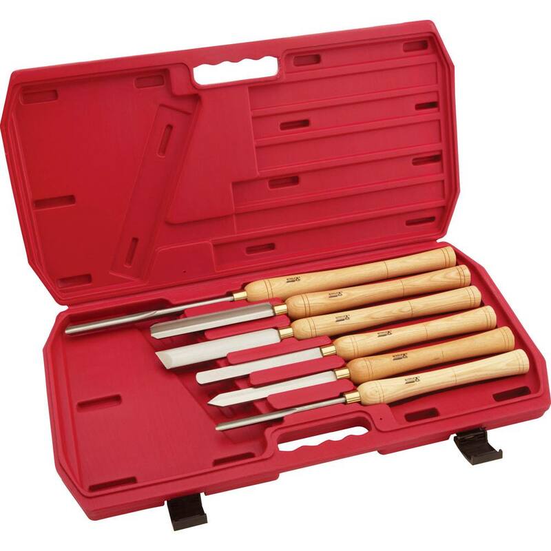 Set de 6 cinceles de torno de alta velocidad de acero para herramientas - D2304 de Shop Fox