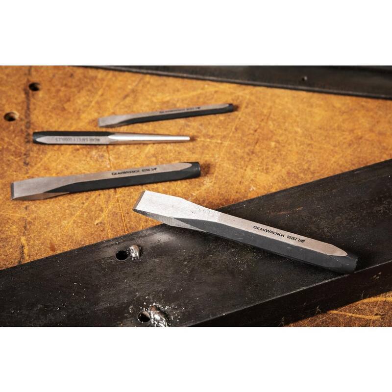 Juego de punzones y cinceles de acero SAE de GEARWRENCH con estuche de herramientas (27 piezas) - 82306