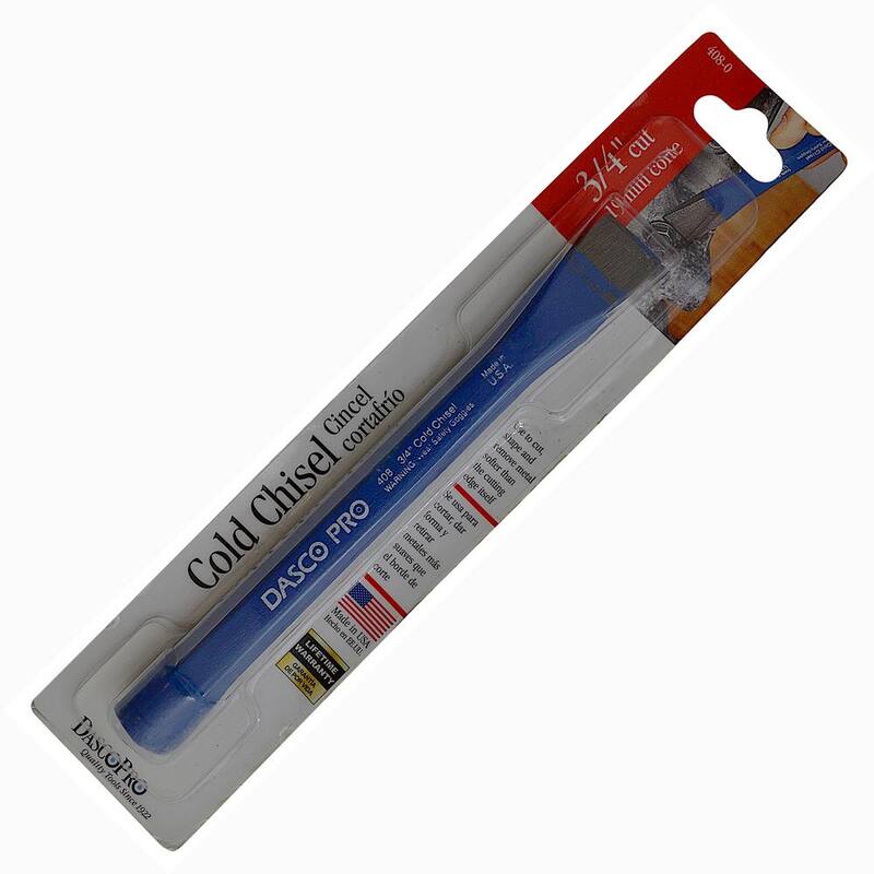 Cincel de frío Dasco Pro de 3/4 de pulgada x 7-1/8 pulgadas - 408-0