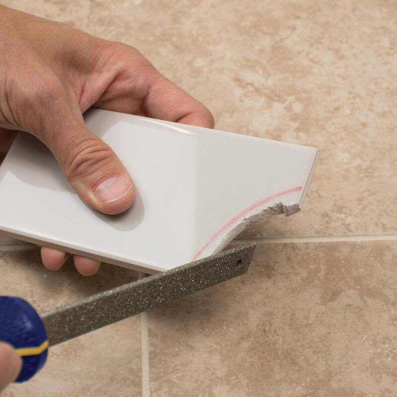 QEP Lima de Diamante de 9.75 pulgadas de Doble Cara para Varios Tipos de Azulejos - 10586-6