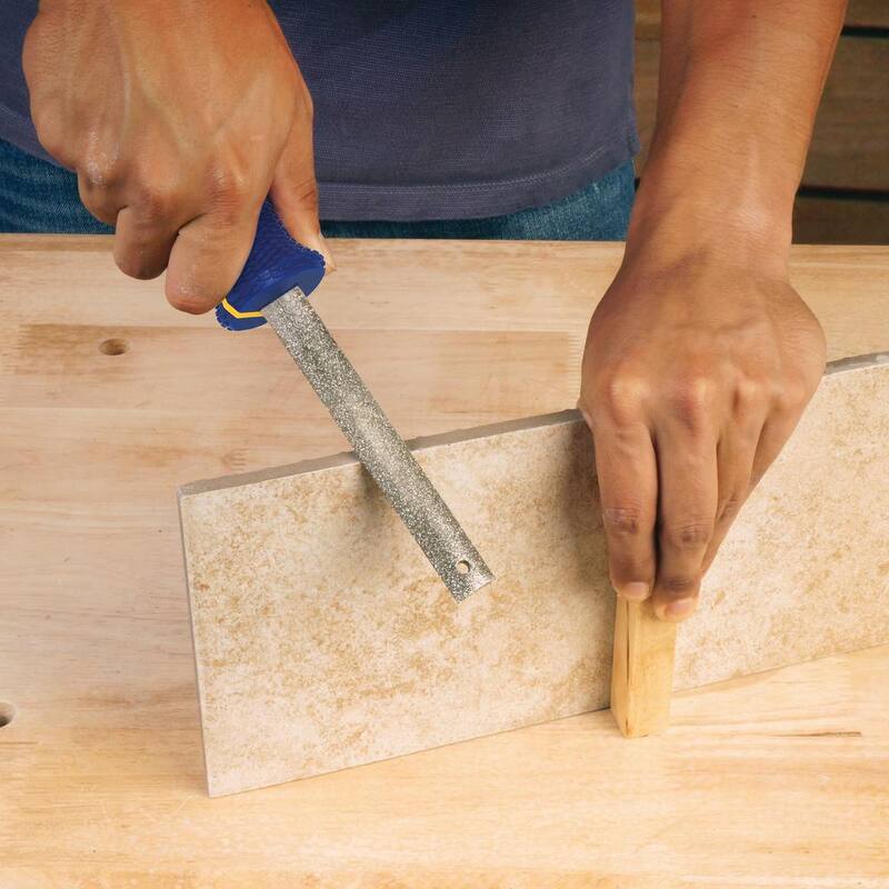 QEP Lima de Diamante de 9.75 pulgadas de Doble Cara para Varios Tipos de Azulejos - 10586-6