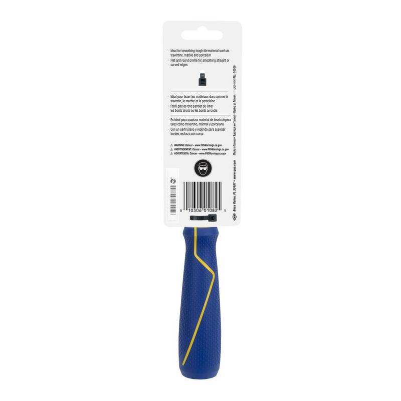 QEP Lima de Diamante de 9.75 pulgadas de Doble Cara para Varios Tipos de Azulejos - 10586-6