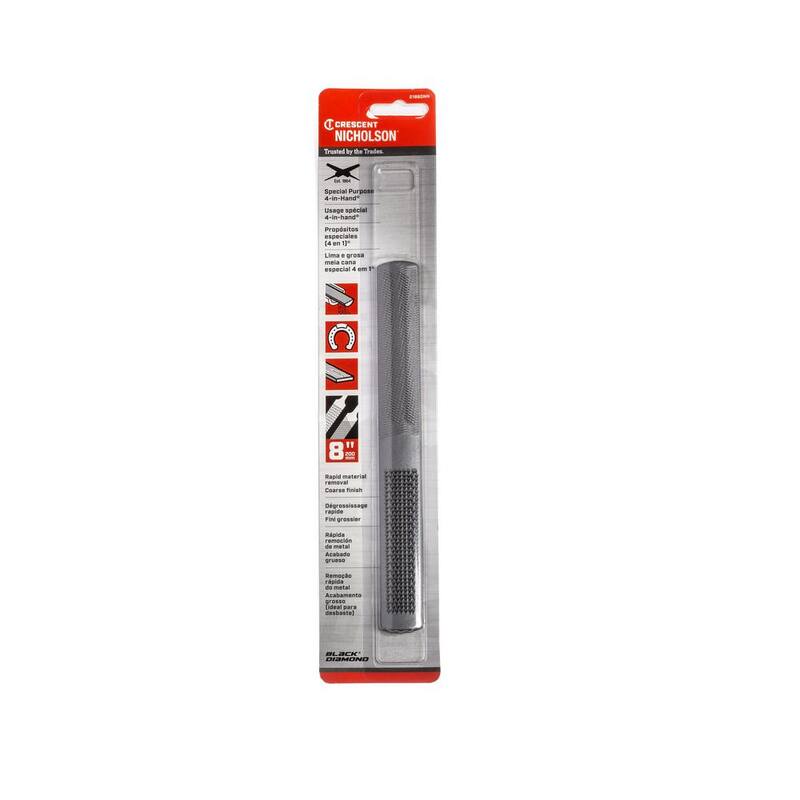 Lima y lima de mano 4 en 1 Crescent Nicholson de 8 pulgadas - 21860NNN