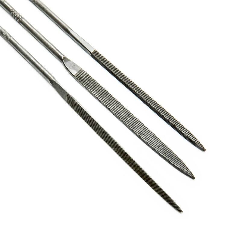 Set de limas mini para hobby/artesanía surtidas de Crescent Nicholson de 5-1/2 pulgadas (6 piezas) - 42030L
