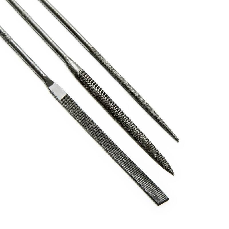 Set de limas mini para hobby/artesanía surtidas de Crescent Nicholson de 5-1/2 pulgadas (6 piezas) - 42030L