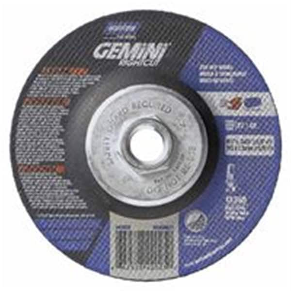 Rueda de centro deprimido con corte a la derecha Gemini Norton Co de 4.5 x 0.04 x 0.63 pulgadas - 547-66252842025.