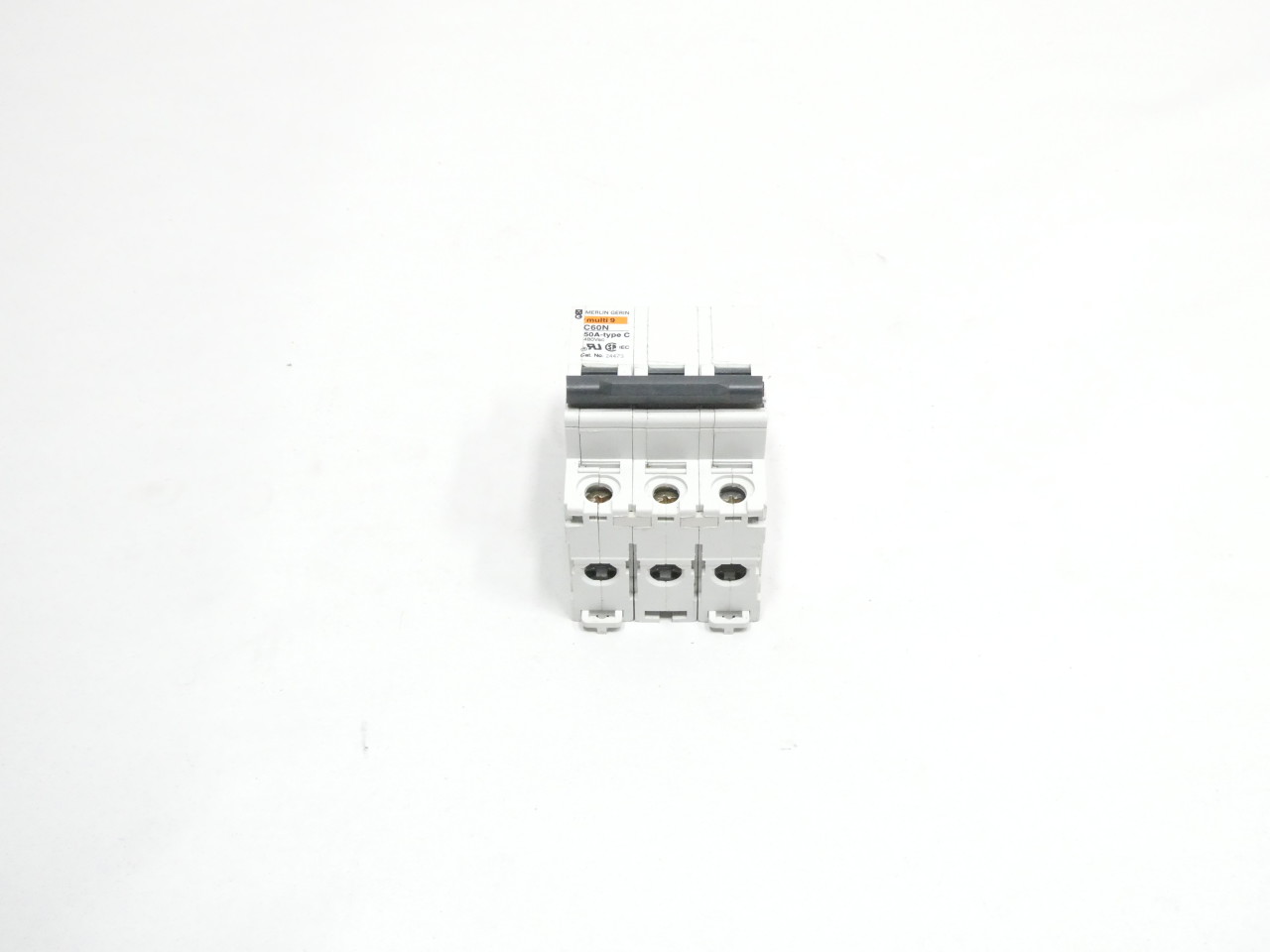 MERLIN GERIN C60N 24473 3P 50A AMP 480VAC MINIATURE CIRCUIT BREAKER