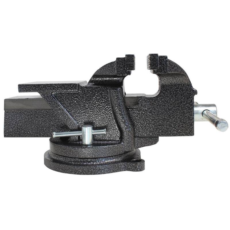 Morsa de banco de servicio pesado de 6 pulgadas con base giratoria - BV-HD60