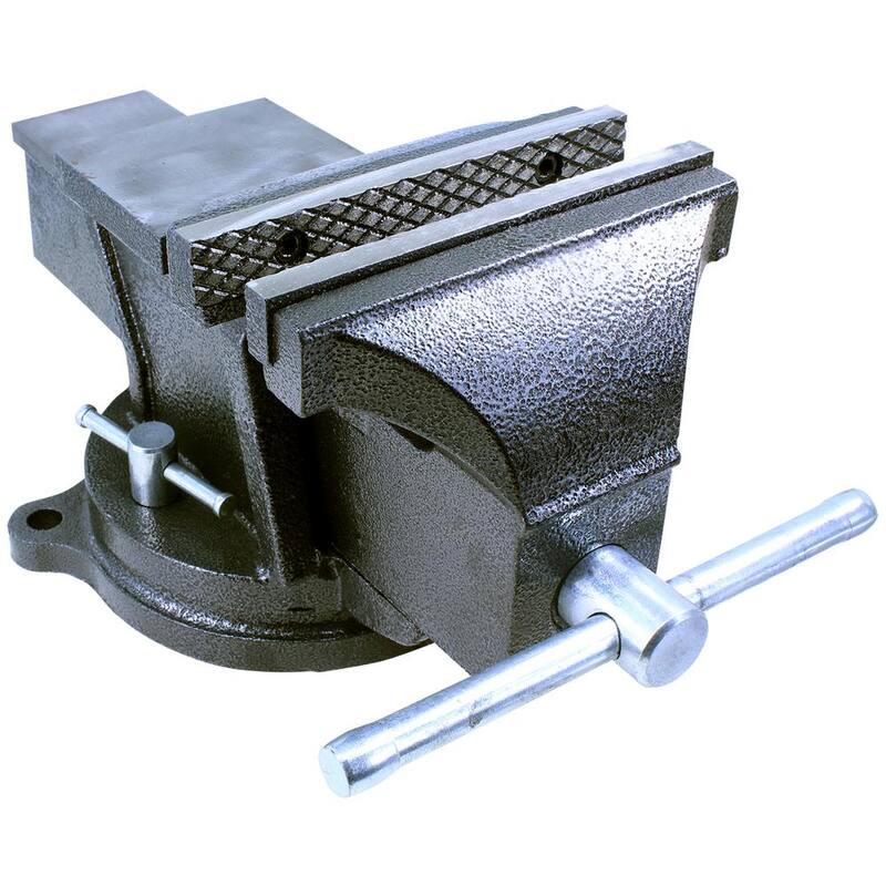 Morsa de banco de servicio pesado de 6 pulgadas con base giratoria - BV-HD60