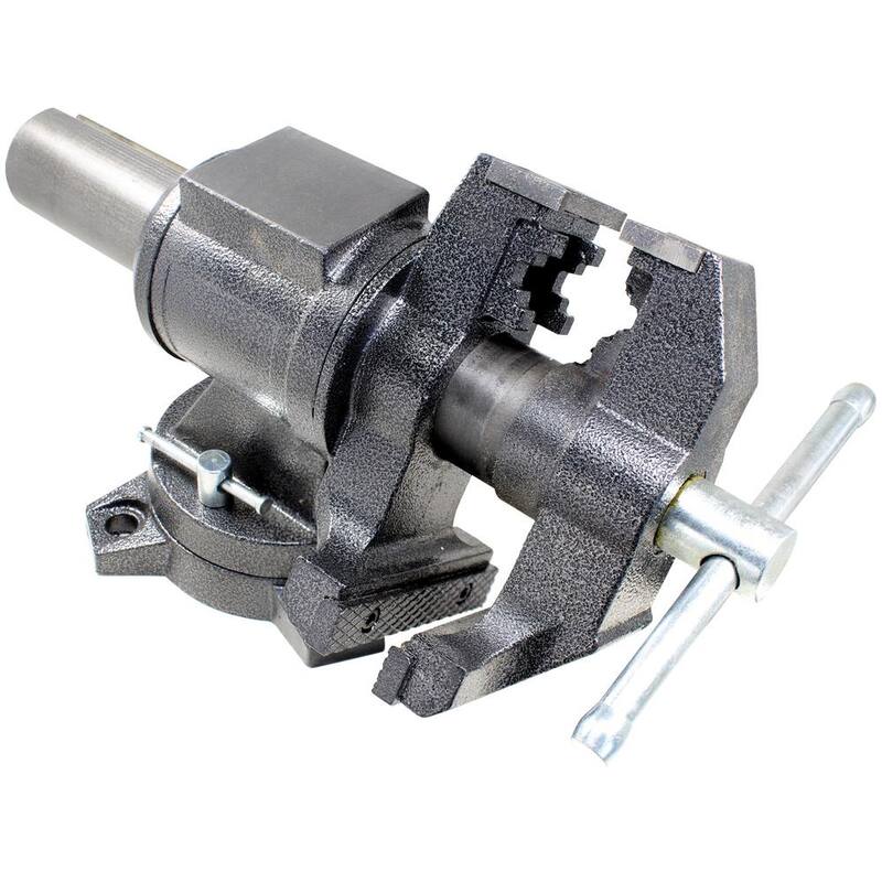 BESSEY 5 in. Tornillo de Banco Giratorio de Uso Múltiple para Tubos con Base Giratoria - BV-MPV5