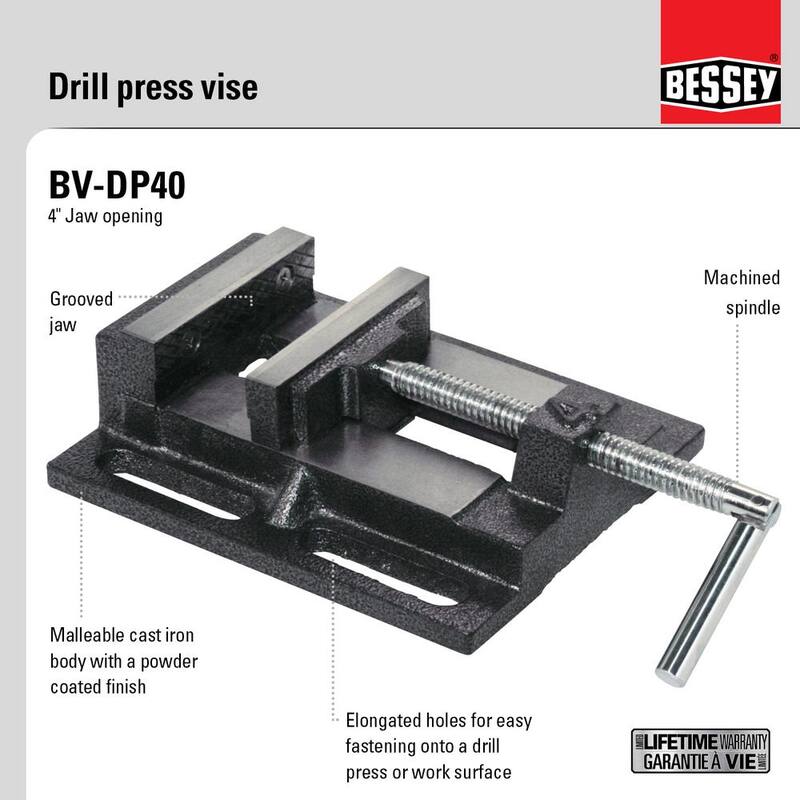 Sargento de prensa para taladro de herramienta de mano BESSEY - BV-DP40