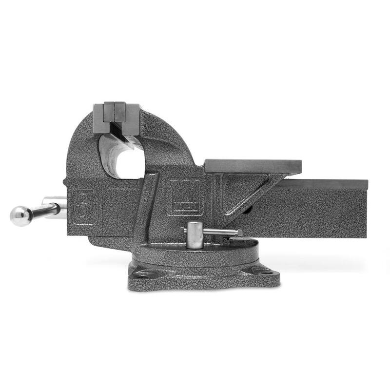 Morsa de banco de hierro fundido de servicio pesado de 6 pulgadas con base giratoria - 456BV