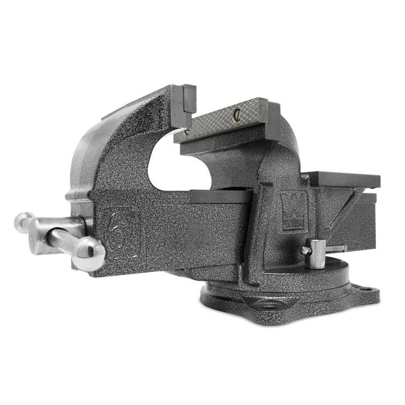 Morsa de banco de hierro fundido de servicio pesado de 6 pulgadas con base giratoria - 456BV