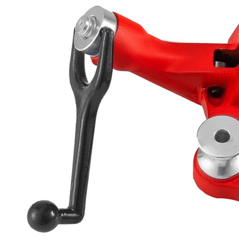 VEVOR 1/8 in. a 5 in. Capacidad de tubería Tornillo Superior Banco de Cadena de Tornillos para Tubería de Alta Resistencia con Descanso para Tubería, Dobladora - GJLGTHQ0000000001V0