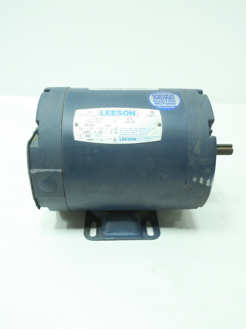 LEESON C6T17NB4C D56 3PH 1/2HP 1725RPM 5/8IN 575V-AC AC MOTOR