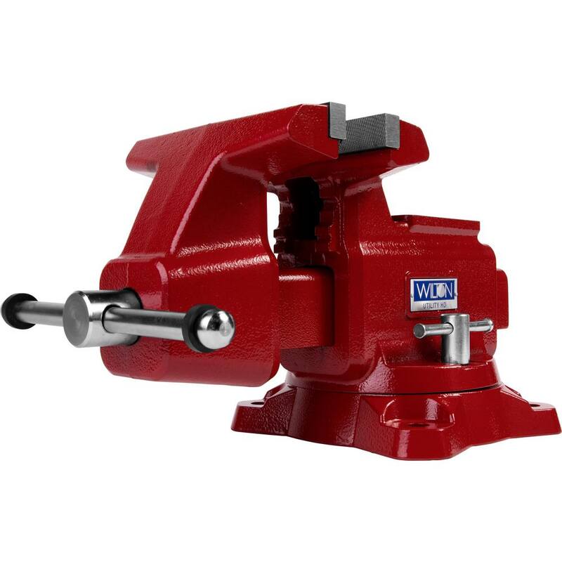 Morsa Utility HD de Wilton, Ancho de Mandíbula de 8 pulgadas, Apertura de Mandíbula de 8-1/2 pulgadas, Profundidad de Garganta de 4-1/2 pulgadas 648UHD - 28816