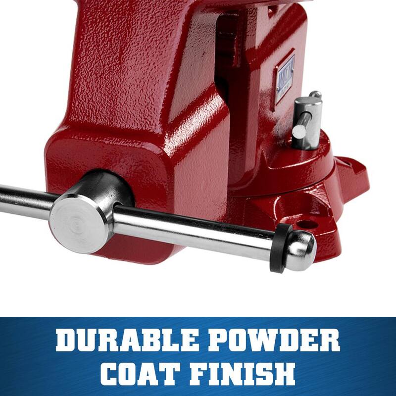 Morsa Utility HD de Wilton, Ancho de Mandíbula de 8 pulgadas, Apertura de Mandíbula de 8-1/2 pulgadas, Profundidad de Garganta de 4-1/2 pulgadas 648UHD - 28816