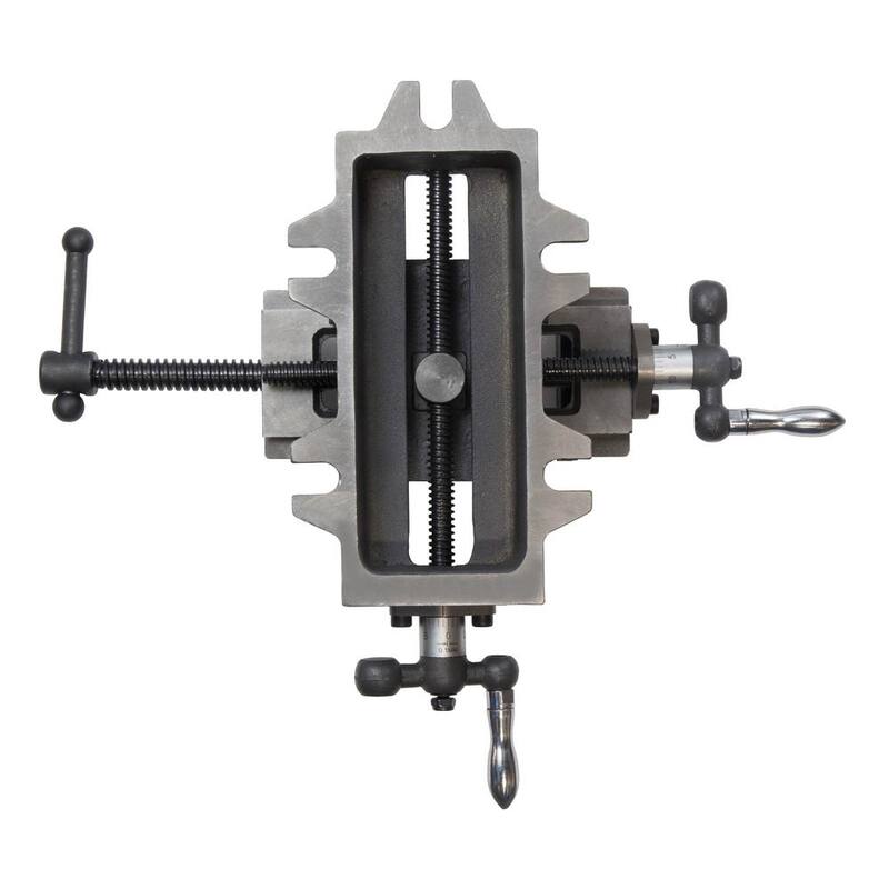 Morsa de banco y taladro de prensa de fuerza industrial WEN de 3.25 pulgadas con deslizador compuesto - CV413