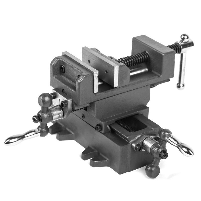 Morsa de banco y taladro de prensa de fuerza industrial WEN de 3.25 pulgadas con deslizador compuesto - CV413