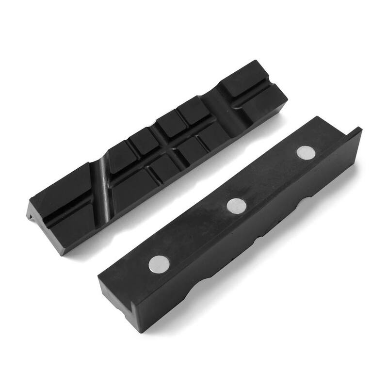 WEN 6 pulg. Almohadillas de mandíbula de prensa magnética con agarre suave universal (paquete de 2) - VJT606