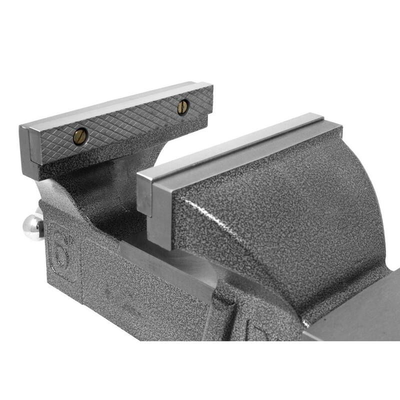Morsa de banco de hierro fundido de alta resistencia de 6 pulgadas con base giratoria - BV456