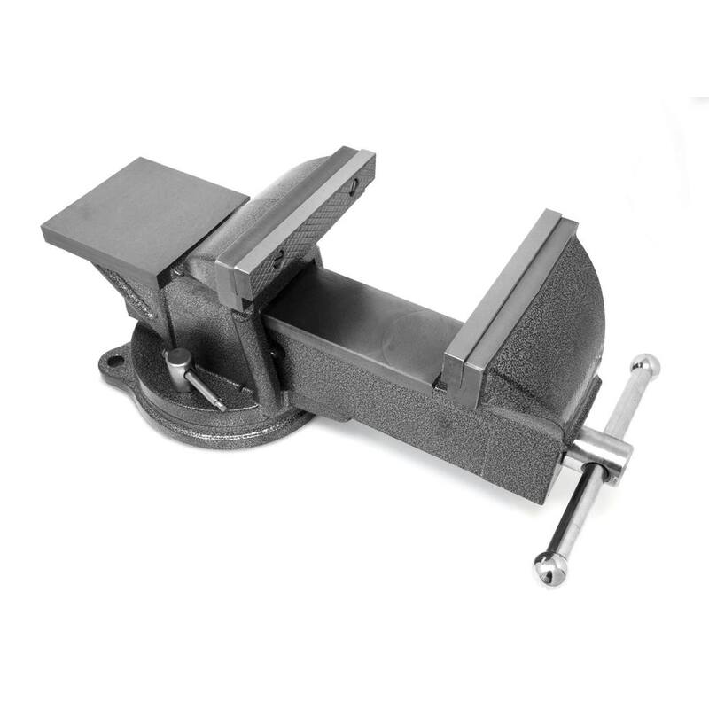 Morsa de banco de hierro fundido de alta resistencia de 6 pulgadas con base giratoria - BV456