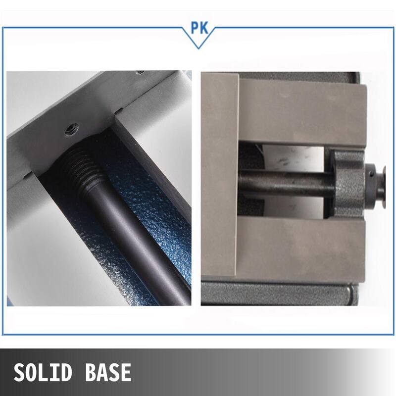 Morsa de fresado de trabajo pesado VEVOR Bench 6 pulgadas. Morsa de sujeción de alta precisión con base giratoria de 360 grados para máquina de fresado - TQ6CDXZDZJMPKQ001V0