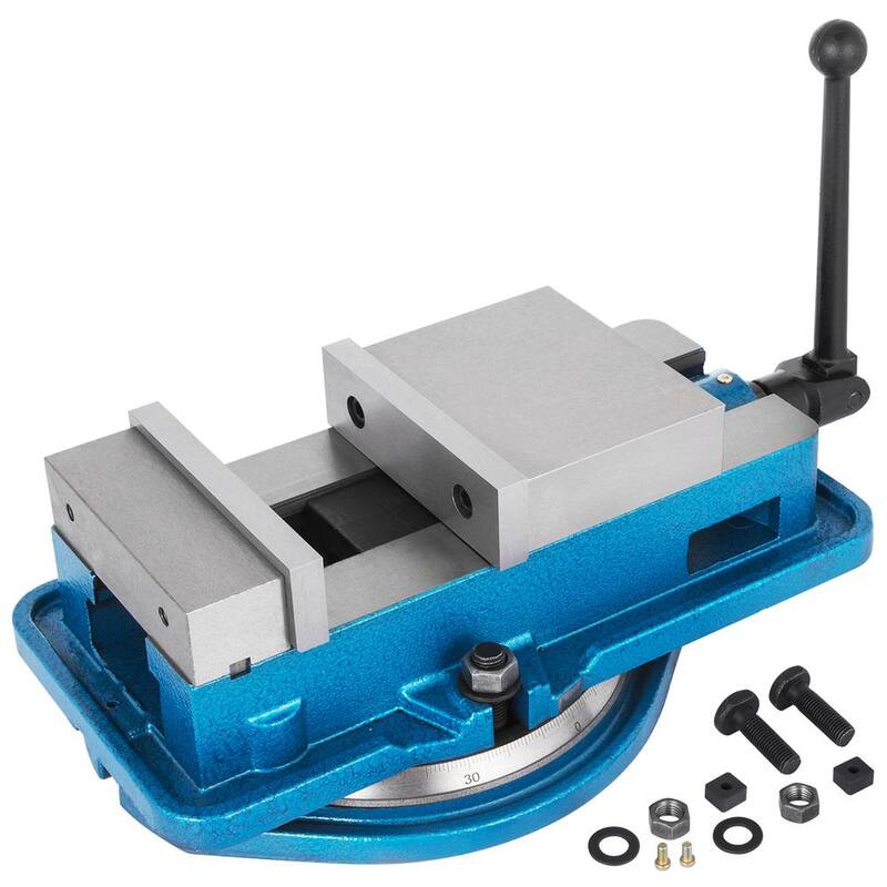 Morsa de fresado de trabajo pesado VEVOR Bench 6 pulgadas. Morsa de sujeción de alta precisión con base giratoria de 360 grados para máquina de fresado - TQ6CDXZDZJMPKQ001V0