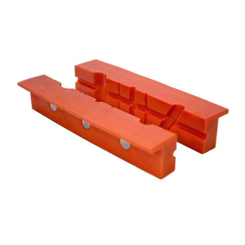 Cubiertas de mandíbula prismática universal de plástico magnético de 6 pulgadas de Yost - Par de 1 pieza - UP-360