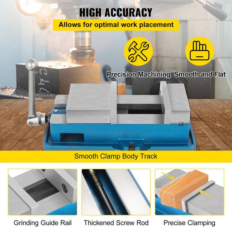 VEVOR Lock Vise Milling Machine 5 in. Precision Lock Down Vise with Powerful Clamping Force for Sawing, Filing, Chiseling - TQ5CJMPKQ00000001V0

Tornillo de banco de precisión de 5 pulgadas para máquina fresadora con fuerza de sujeción poderosa para aserrar, limar, cincelar - TQ5CJMPKQ00000001V0