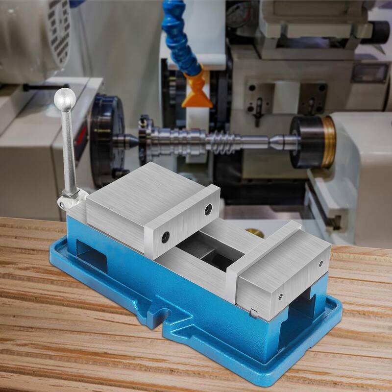 VEVOR - Tornillo de bancada para fresado sin giro de apertura de mandíbula de 4 pulgadas para prensa de taladro de banco de precisión y abrazadera de acabado de fresado de 100 mm - TQ4CJMPKQ00000001V0