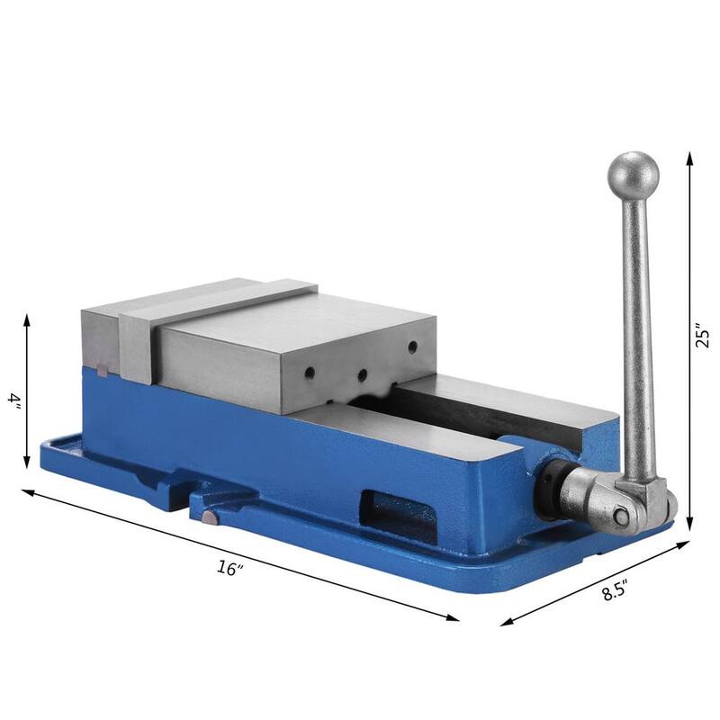Sargento para taladro VEVOR de 6 pulgadas. Torno de fresado de precisión para máquina de perforación. Morsa de banco para máquina de taladrar - 6CTQ0000000000001V0