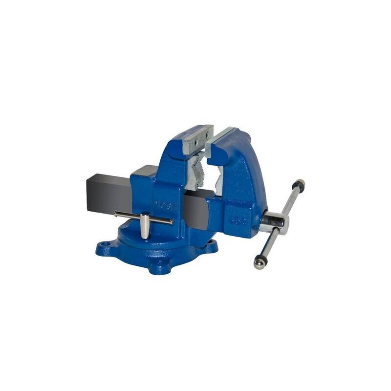 Yost 4-1/2 pulgadas -Tornillo de banco combinado Tradesman y tubo con base giratoria - 45C