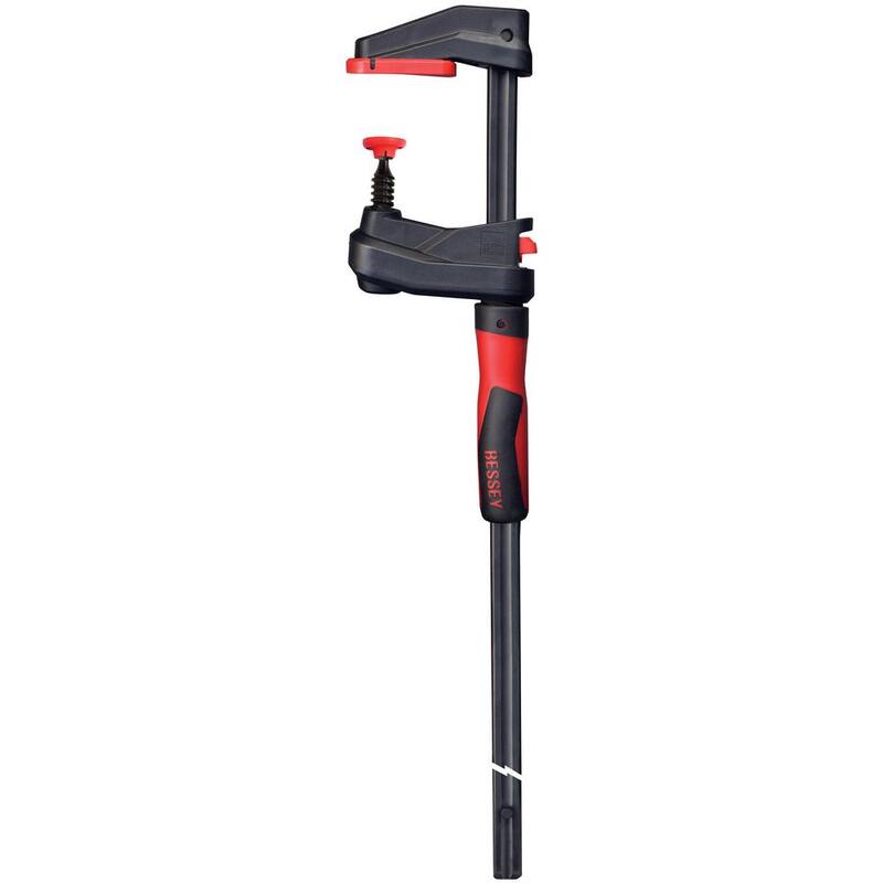 BESSEY GearKlamp 24 in. Capacidad Abrazadera de Barra de Acción Rápida con 2-3/8 in. Profundidad de Garganta - GK60