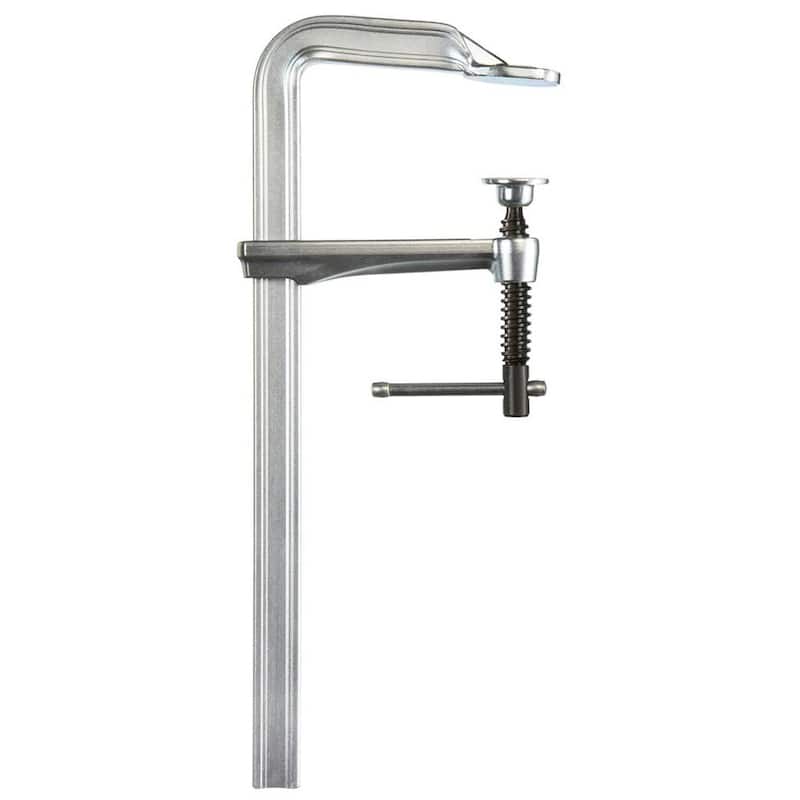 Sargento de barra de servicio ligero BESSEY de acero con capacidad de 12 pulgadas y 5-1/2 pulgadas de profundidad de garganta - 1200-S12